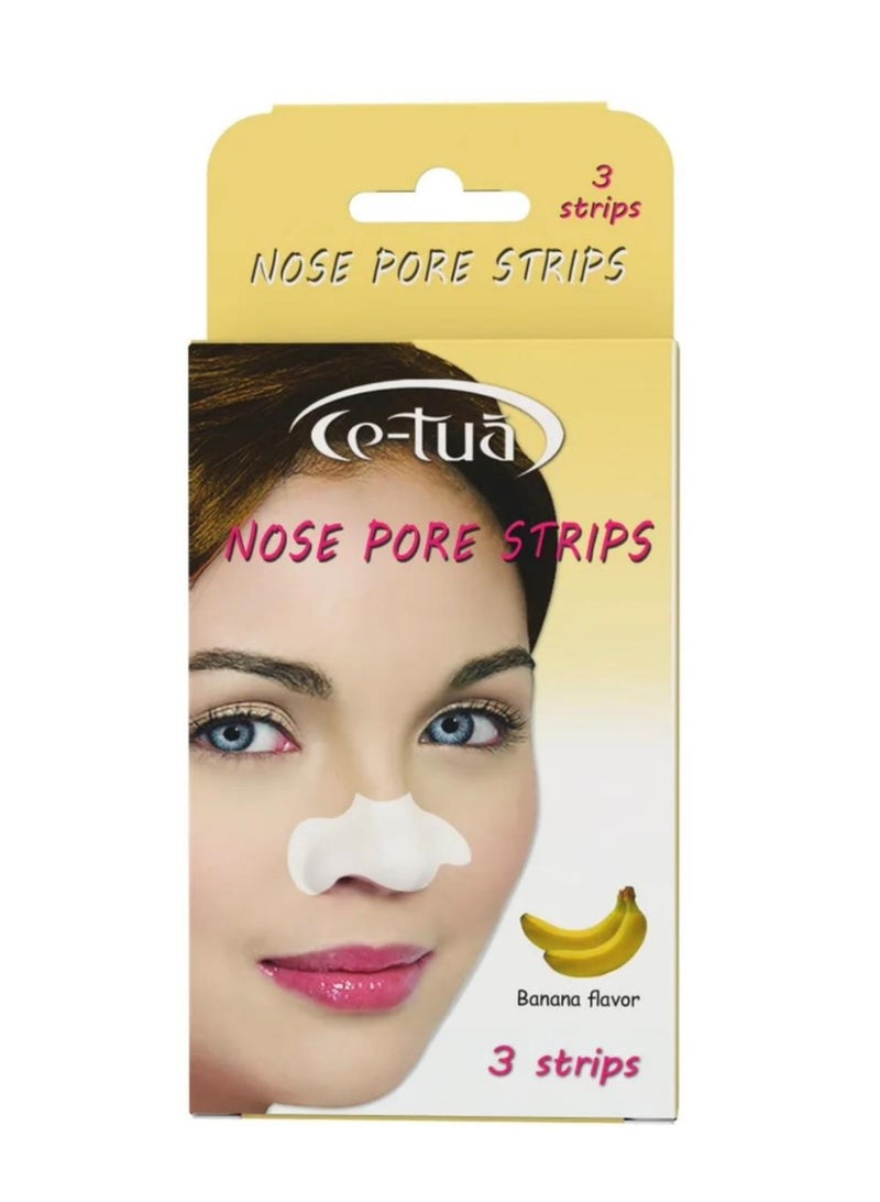Nose Pore Strips Banana Flavor 3 Strips