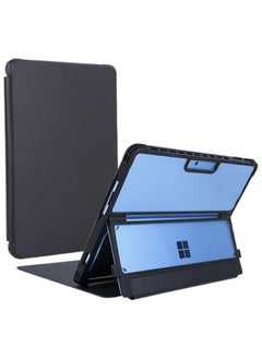 General 13 Inch Microsoft Surface Pro 11 / Pro 10 / Pro 9,Multi-Angle Stand Rugged Clear Leather Protective Cover,Compatible with Type Cover Keyboard  - Image 1