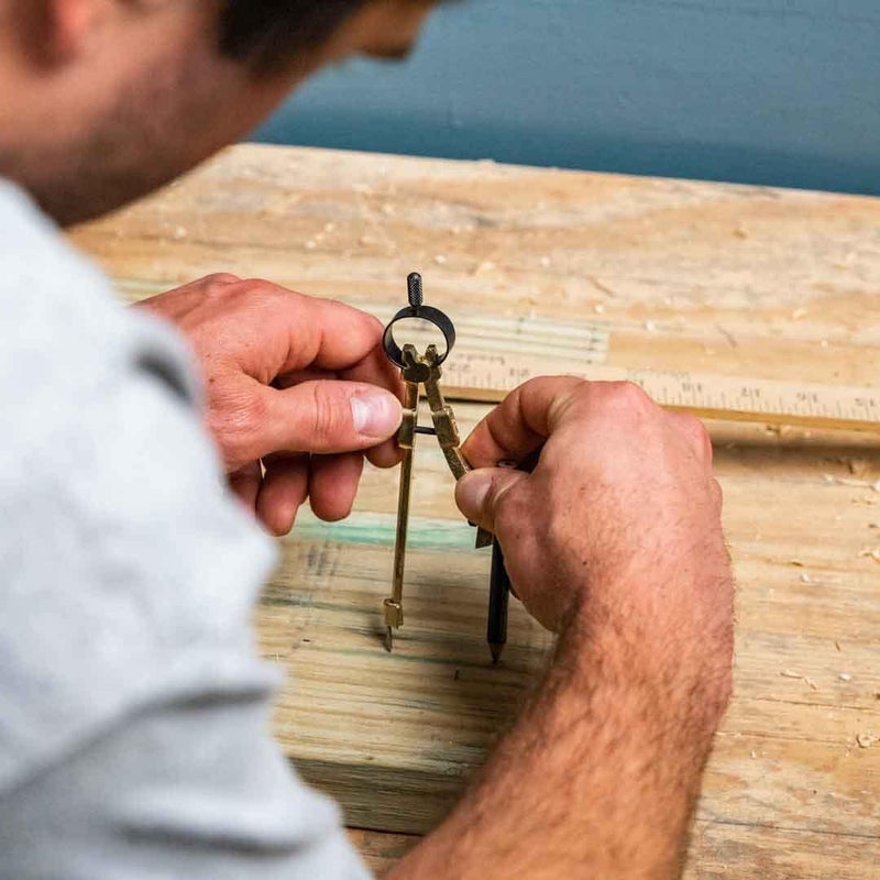 General Tools 842 Precision Pencil Compass, includes pencil , Yellow, 1 Count (Pack of 1) - Image 3