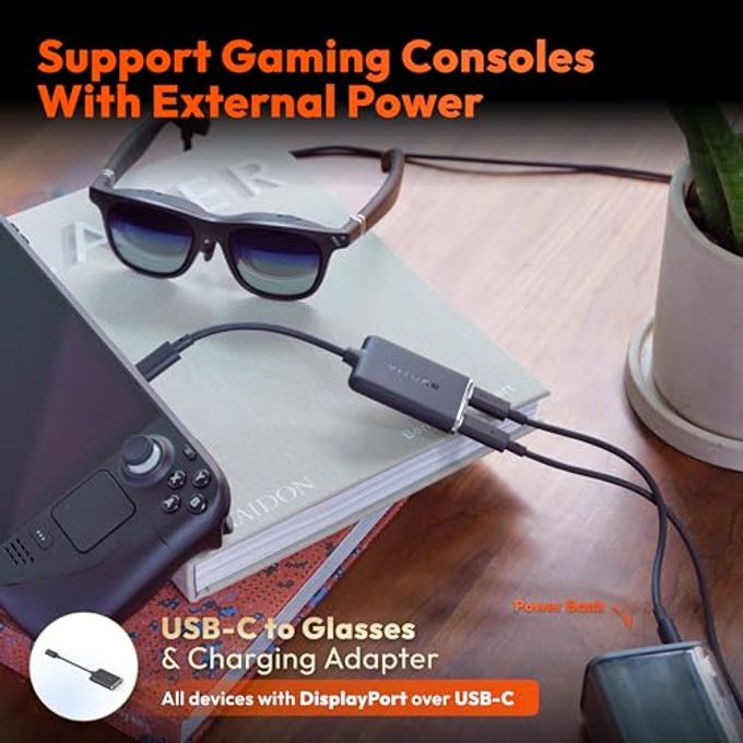 VITURE Usb-C To Glasses And Charging Adapter, Charge And Play, Switch, Steam Deck - Image 3