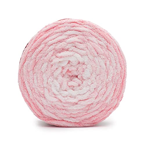 Bernat Baby Blanket Dappled Ever After Pink Yarn - Ball of 300g/10.5oz - Polyester - 6 Super Bulky - 220 Yards - Knitting/Crochet - Image 2