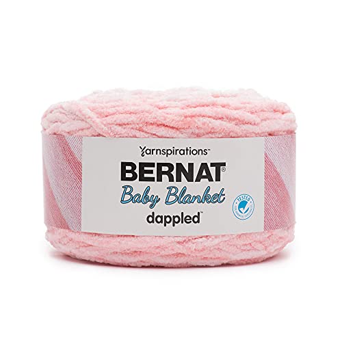 Bernat Baby Blanket Dappled Ever After Pink Yarn - Ball of 300g/10.5oz - Polyester - 6 Super Bulky - 220 Yards - Knitting/Crochet - Image 3
