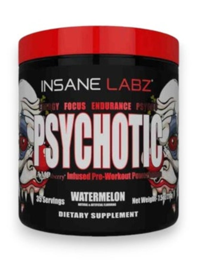 Insane labz Psychotic, Watermelon  Flavour, 35 Servings 