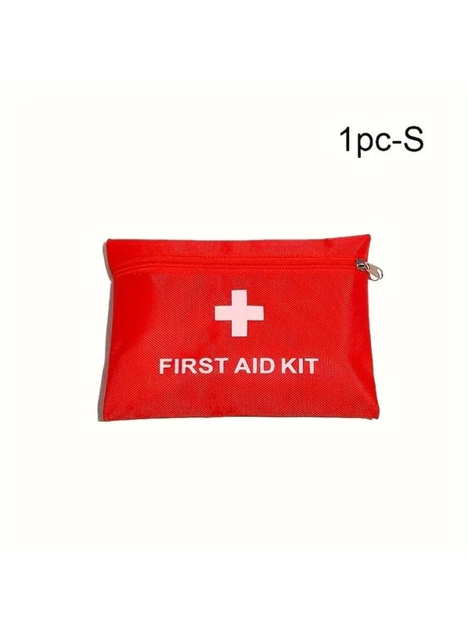 حقيبة الإسعافات الأولية الحمراء المدمجة موديل S قماش أوكسفورد المقاوم للماء حقيبة أدوية محمولة - Image 1