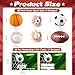 Garma 28 Pack Valentines Gift Cards with Mini Foam Sport Balls Bulk Toys for Kids Classroom Exchange Prizes and Goodie Bags Stuffers Valentines Stress Relief Party Favor Toys - Image 4