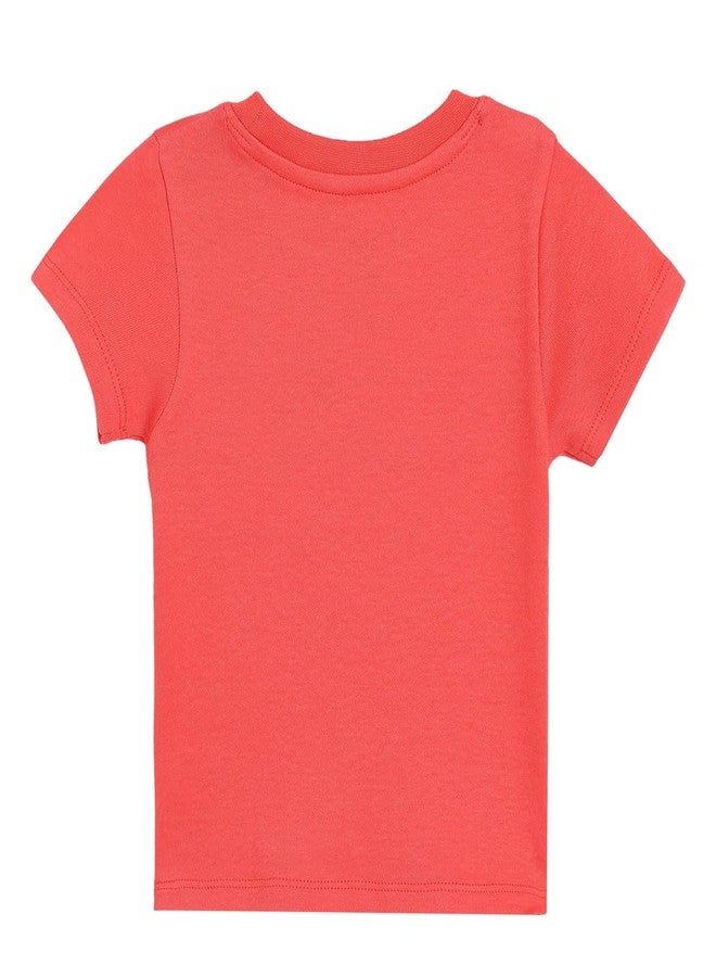 miniklub Baby Boys Round Neck Half Sleeve Knit T-Shirt (6-9M) Red - Image 2