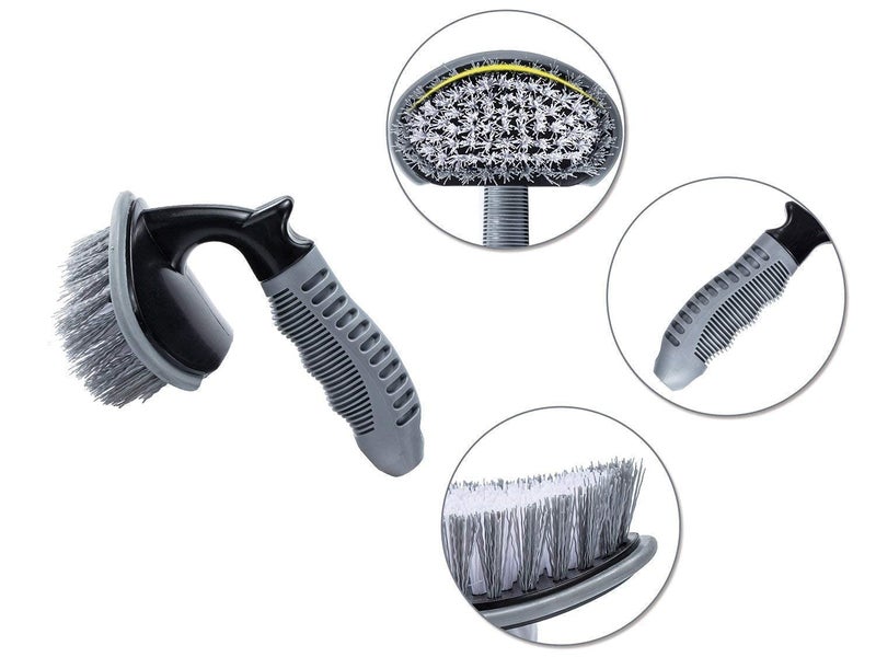 AUTOVEA Universal Car Wheel Rim Cleaning Combo Pack of 1 x Alloy Wheel Cleaning Brush and 1 x Tyre Brush Washing Tool | Rim Cleaner for Your Car, Motorcycle, Bicycle, Truck, Tempo, Auto Rickshaw - Image 5