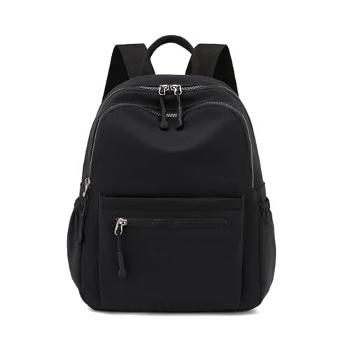 Tanweibago Mini Nylon Women Backpacks11L Small Ladies backpacks Casual Lightweight Women Shopping Travel Daypack Z1black - Image 1