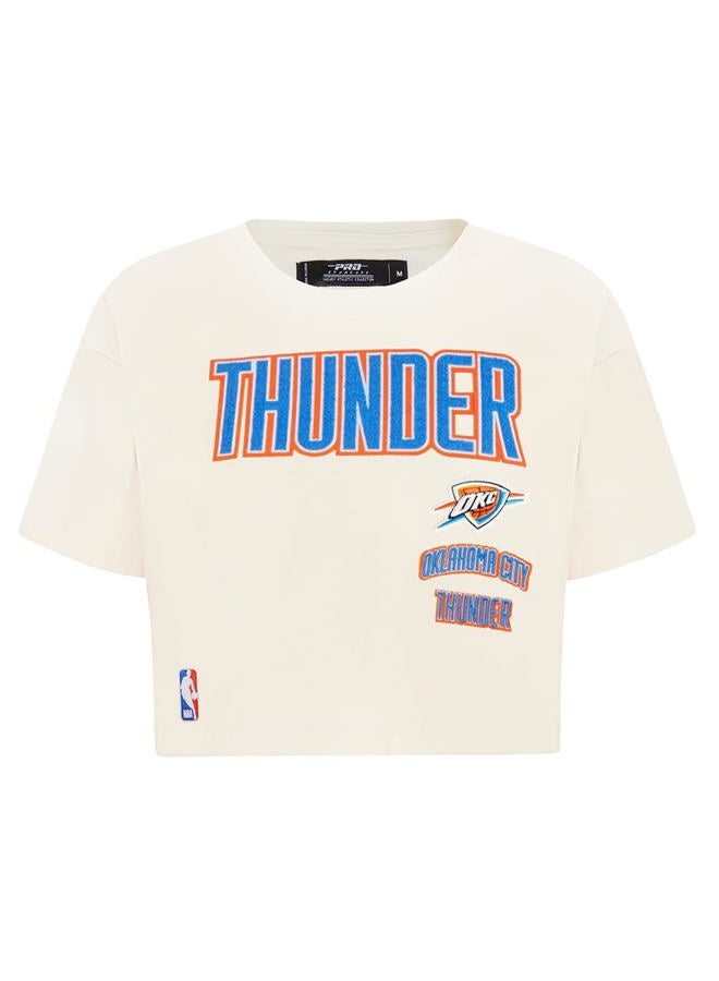 Pro Standard Womens NBA Retro Classics Cotton Short Sleeve Boxy Tee - Image 1