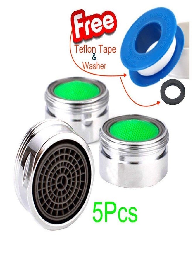 PICK - UP 𝗣𝗜𝗖𝗞 𝗨𝗣® MTA05 Replacement Male Water Aerator Taps (Pack of 5 Pcs) (𝗙𝗿𝗲𝗲 1 Leak Proof 𝗧𝗲𝗳𝗹𝗼𝗻 𝗧𝗮𝗽𝗲) - Image 4