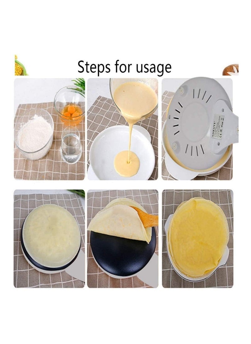 Generic - Electric Crepe Maker Round Non-Stick For Pancake or Crepe - Image 1