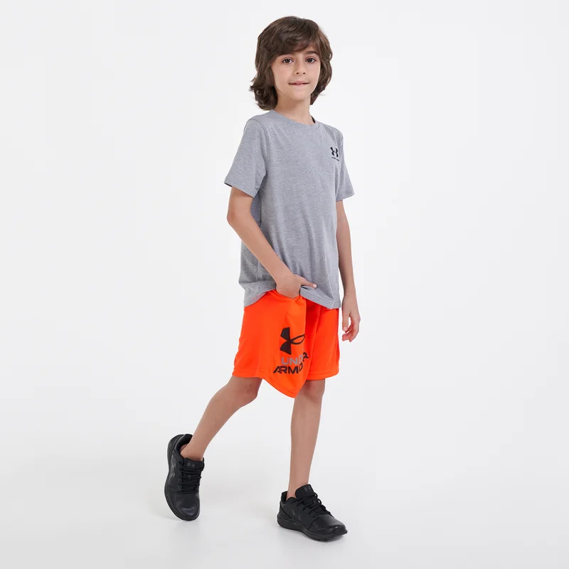 UNDER ARMOUR Kids' UA Prototype 2.0 Logo Shorts