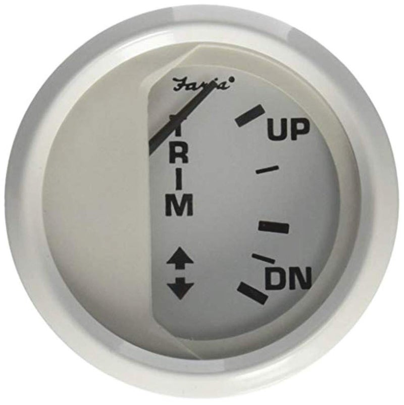 Faria Beede Instruments Faria Beede Faria 13122 Dress Trim Gauge MercuryMarinerMercruiserVolvo DPYamaha 2001 and Newer 2 White