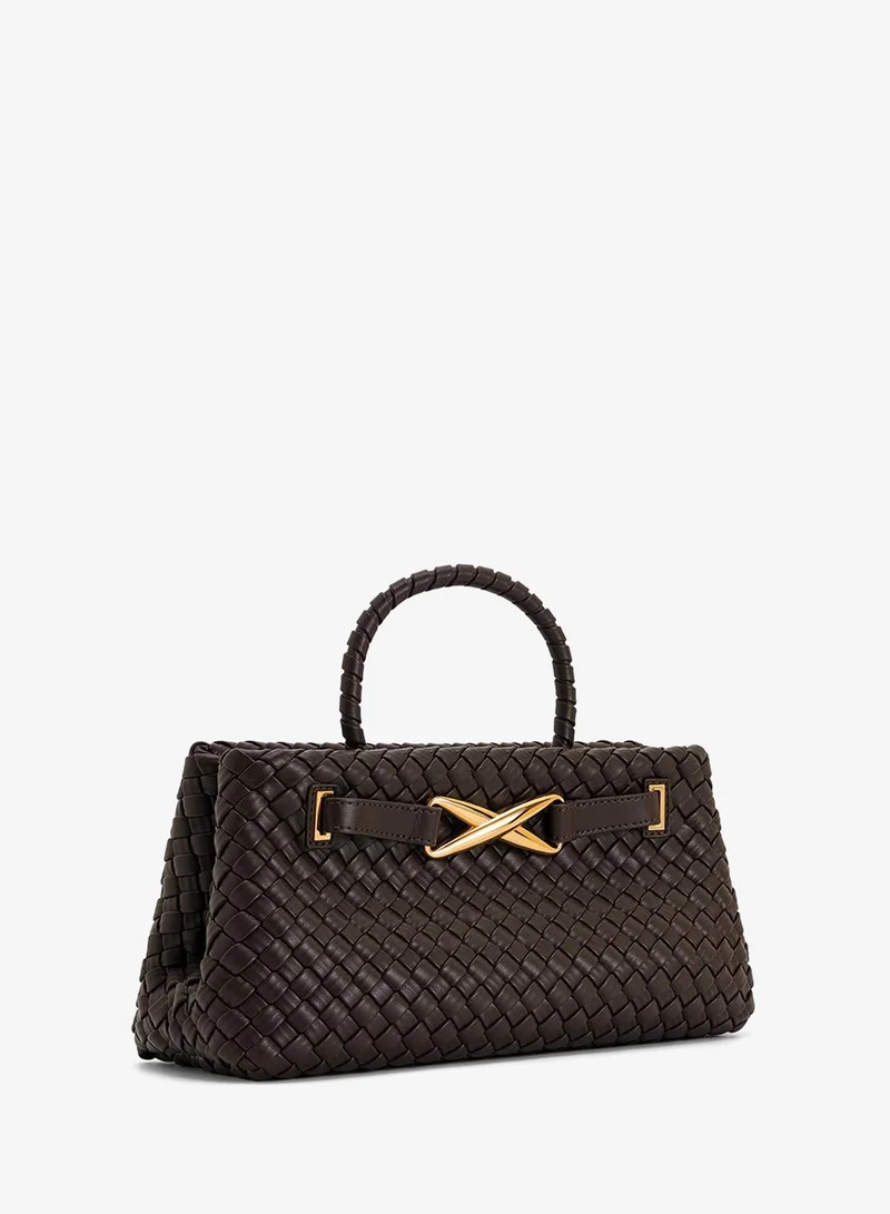 JW PEI  Elora Woven Satchel Bag for Women | Best Price UAE