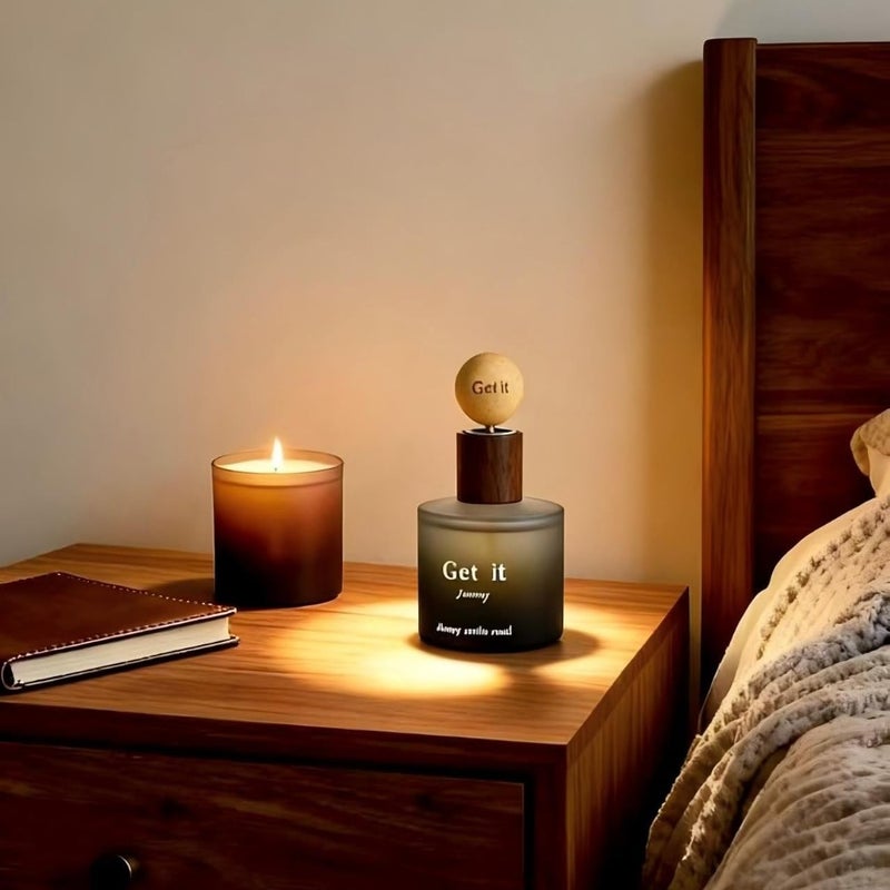 50ml Premium Car and Room Air Diffuser 180+ Days Long-Lasting Fragrance in Elegant Wooden Cup Ideal Gift Set with Natural Essential Oil for Car, Office and Home - Image 5