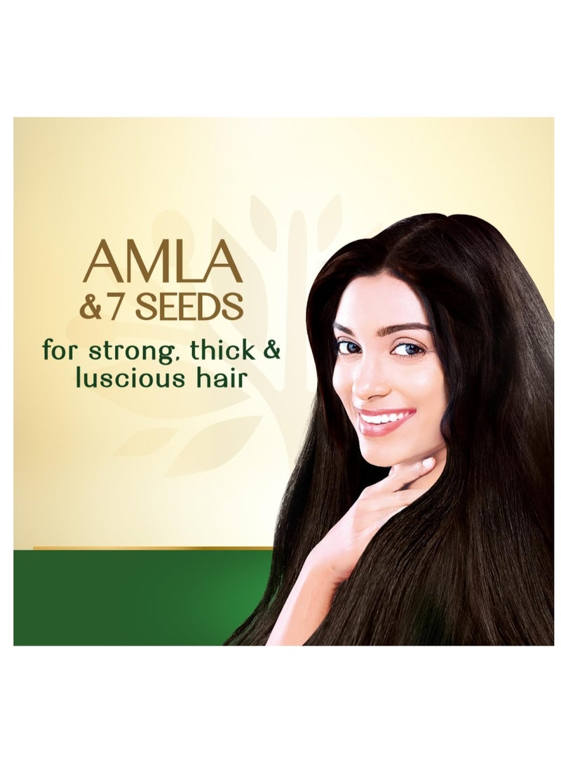 Herbsindia Amla & 7 Herbal Seeds Hair Oil (180ml) - With Innovative Nourish Tube - Strengthens & Thickens Hair - Silicone & Paraben-Free - Natural Scalp Therapy - Image 5