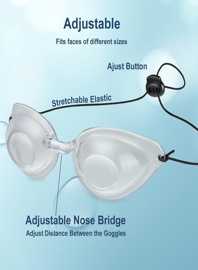 Wahah Hydrating Dry Eye Relief Sleep Mask, CPAP Moisture Eye Mask for Sleeping, Best Sleep Eye Mask for Woman Man (Transparent) - Image 5