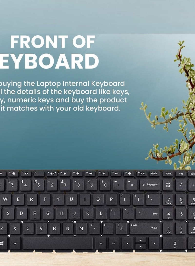 Internal Keyboard for HP 15-BS 15-BP 15-BR 15-BW 15G-BR 15Q-BD 15Z-BW 17G-BR 15-RA 15-RB 17-BS 17-AK 250 G6 255 G6 256 G6 Series Laptop  - Image 2
