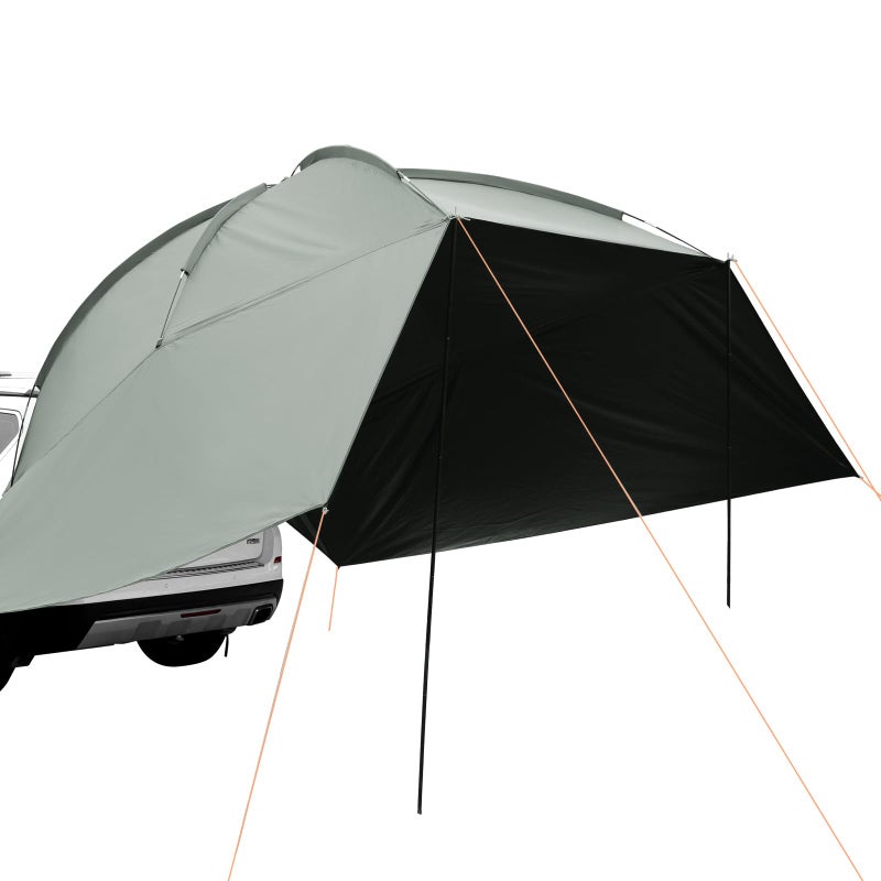 VEVOR VEVOR Car Awning, Large 10' x 7' Shade Coverage Vehicle Side Camping Tent, PU2000mm UV50+ Tailgate Shade with Extended Side Canopies and Portable Storage Bag, Suitable for Truck, SUV, Van, Campers  - Image 1
