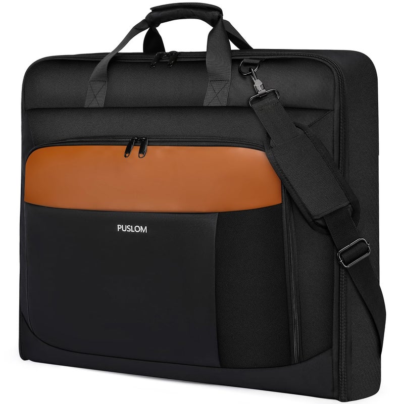 Garment Bag for Travel Large Men Suit Bag Up to 3 Suits Dress Carry on Garment Bags for Business Trips2 in 1 Hanging Suitcase Luggage Bags for TravelFoldable Carry On Bag Fits 156 Inch Laptop
