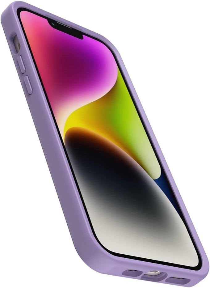 iPhone 14 Plus Case with Magsafe with Scratch-Resistant Thin and Slim Classic Shockproof Protection (Purple)