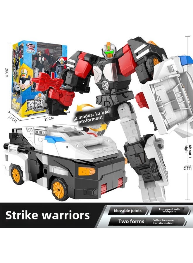 Kabao Car God Reload Return Fire King Driver Elite Edition Children's Classic Transforming Robot Boy Toy-Color:Classic Version  2 Deformations  - Image 1