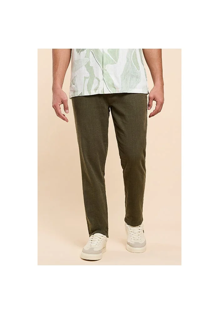 R&b Solid Pants with Drawstring Waist