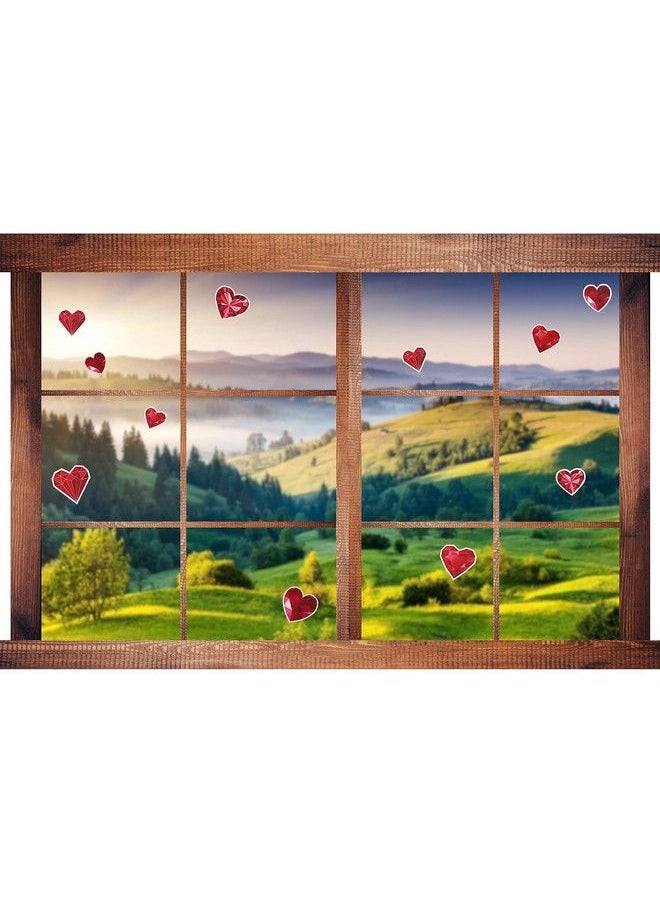 Iconikal Static Cling Window Decorations Love Diamond Hearts 200Count  - Image 4