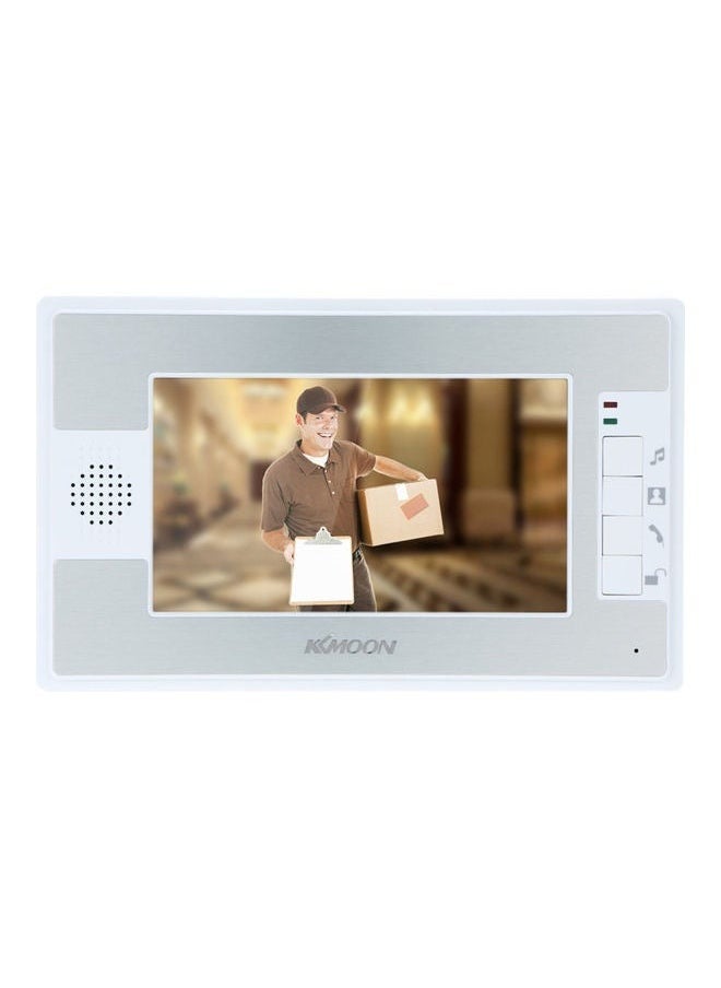 KKmoon - Doorbell Intercom System With Monitoring Camera Silver - Image 1