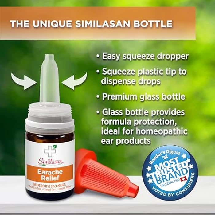 Similasan Earache Relief Ear Drops 0.33 Ounce Bottle, #1 Pharmacist Recommended for Ear Pain - Image 5