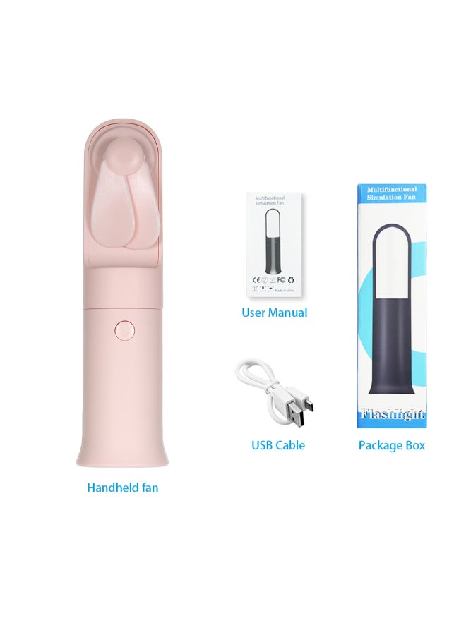 Portable Mini Fan Pink 17 x 5 x 5centimeter - Image 2