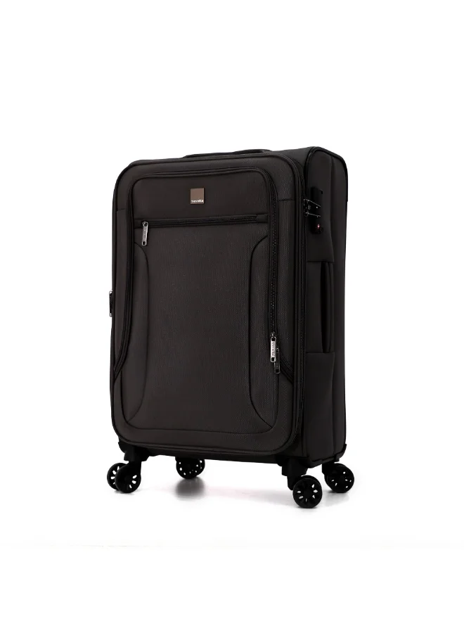 Travelite Travelite 4 Piece Soft Luggage Set with TSA Lock, 4 Wheel Spinner Suitcase Set, Lightweight Expandable Travel Bags with Multiple Compartments, 32 Inch, 28 Inch, 24 Inch & 20 Inch,