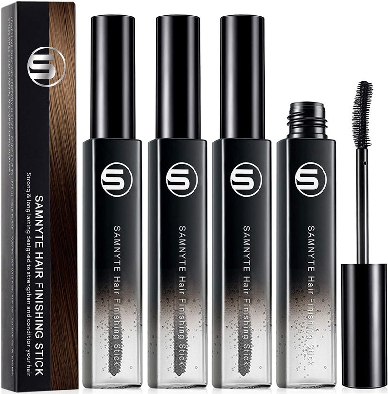Samnyte Hair Finishing Stick, (4 Pack) Flash Moment Flyaway Control and Shiny Mascara for Baby Hair and Broken Flyaways, Non-Greasy Formula for Women - Image 1