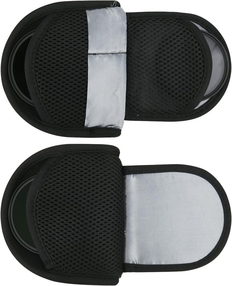 TXesign Camera Filters Case Bags for Round Filters Up to 82mm,Water-Resistant Fabric Design Lens Filter Pouch (Large) - Image 4