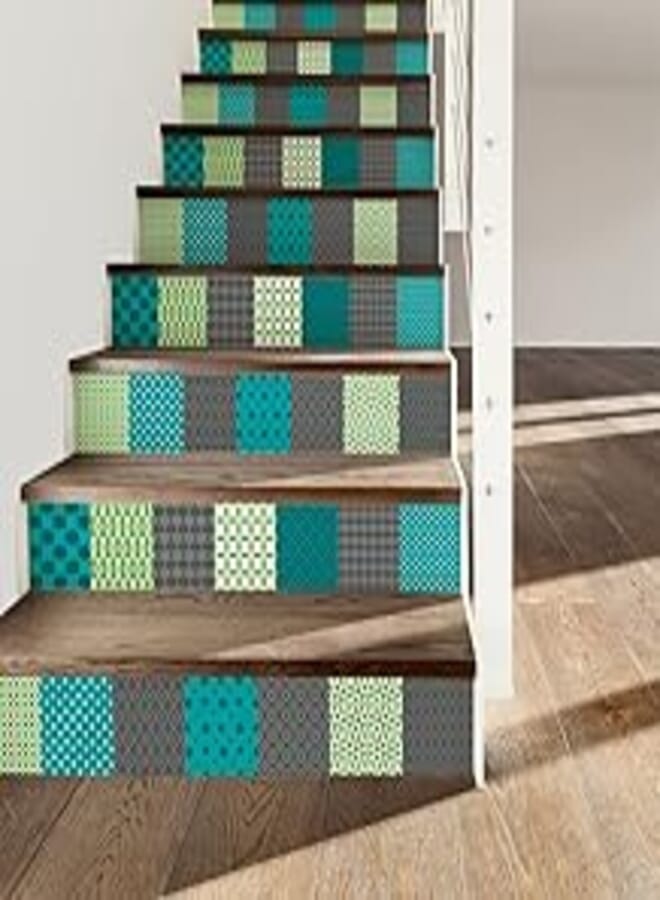 Decorative stairs sticker - Waldemar (4pieces 20x100cm per piece) 