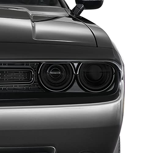 SlickMod تظليل فينيل سليك مود مقصوص مسبقًا لدودج تشالنجر 2015-2022 (3. مصباح أمامي، 20% دخان داكن) - Image 3