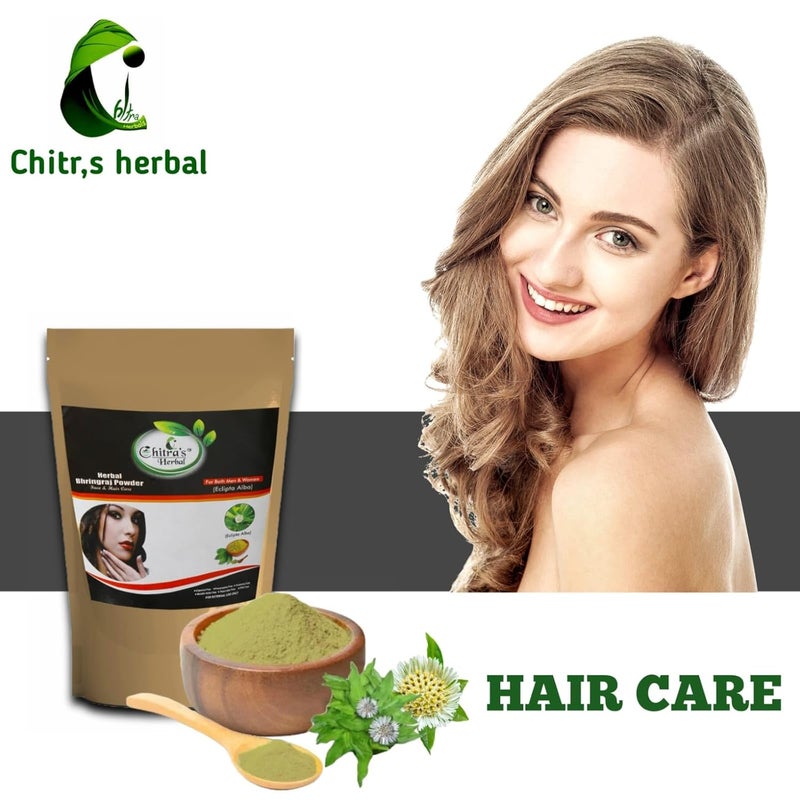 Chitra's Herbal Chitras Herbal Bhringraj Powder For Hair Growth 200g  - Image 2