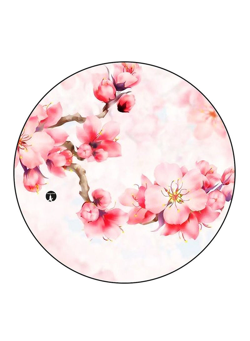 Flowers Printed Mouse Pad Multicolour