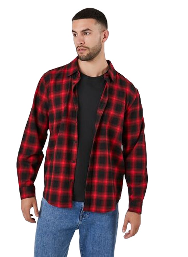 FOREVER 21 Plaid Flannel Shirt - Image 1