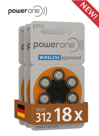 Power one 1.45V Hearing Aid Batteries - Pack Of 18 Pieces - pzsku/Z85B75B62CC4407A15B49Z/45/1746673592/a24121bd-e217-4456-8402-6ecaa36df9f0