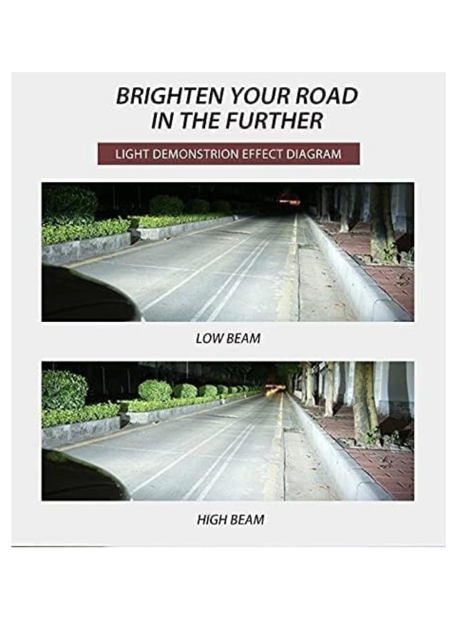 مصابيح أمامية LED طراز M8 Pro max H11 بقوة 130 واط - Image 3