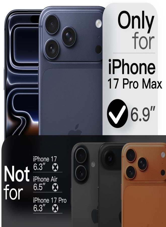 JETech Magnetic Slim Case for iPhone 17 Pro Max 6.9-Inch, Compatible with MagSafe, Ultra-Thin Lightweight Minimalist Phone Cover with Matte Finish and Full Camera Lens Protection (Dark Blue) - Image 2