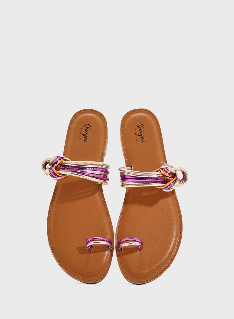 Ginger Casual Toe Post Sandal - Image 4