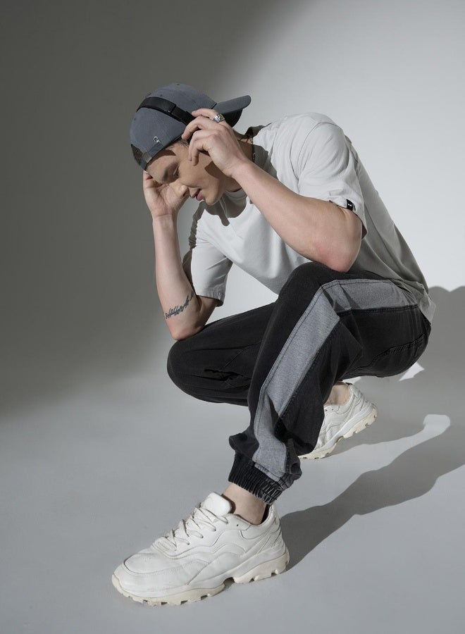 Hubberholme Grey Jeans For Men - Image 1