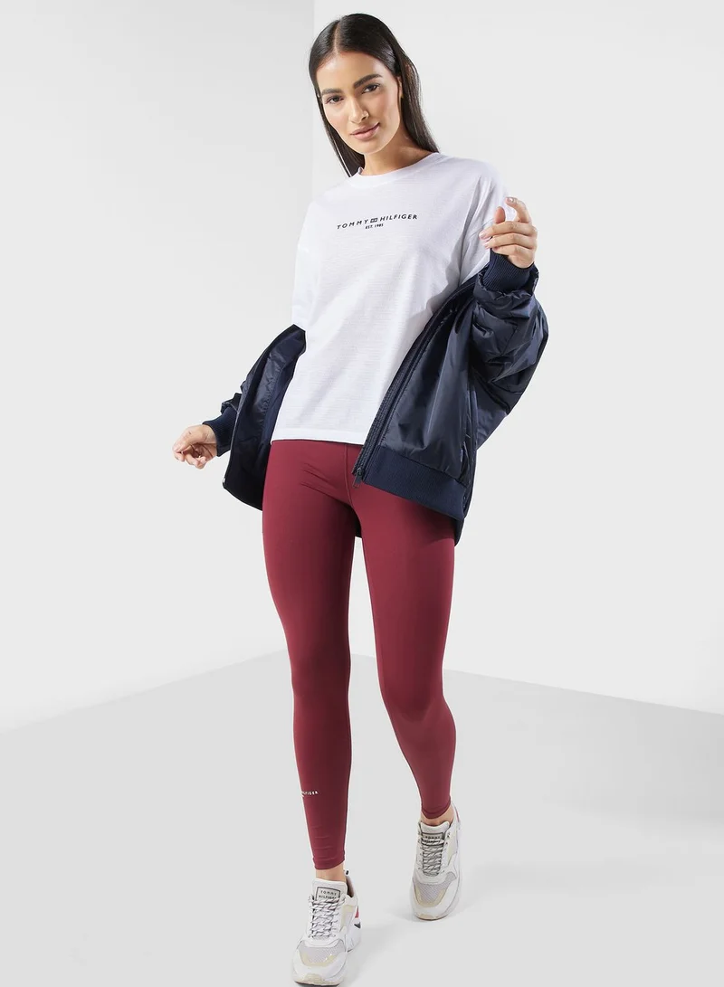 Tommy Hilfiger Sport Relaxed Cropped T-Shirt