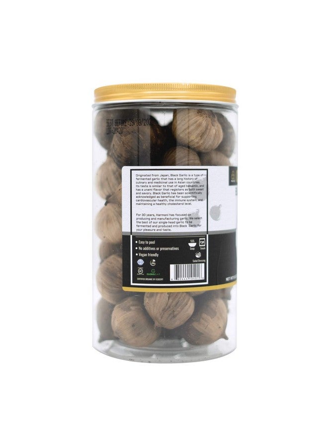 HARMONI USDA Organic Black Garlic 453g Black Pearl Garlic Jar 1LB 100% Whole Black Garlic - Image 2