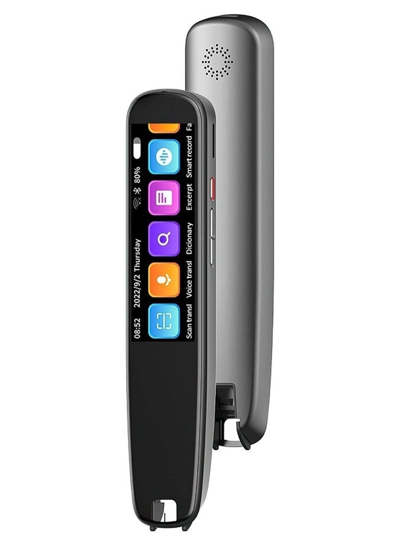قاموس إلكتروني محمول للترجمة الصوتية في الوقت الفعلي بـ 131 لغة ولهجة مختلفة، يدعم الترجمة الفورية دون اتصال بالإنترنت/عبر شبكة WiFi، قلم مسح ضوئي لـ Dy 8G - Image 1