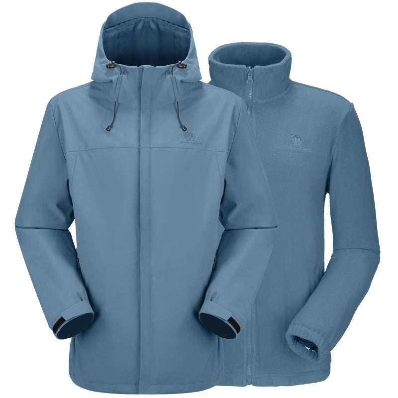 CAMEL CROWN Men's Winter Ski Jacket 3 in 1 Mountain Snow Waterproof Coat Warm Windbreaker Snowboard Jacket Parka with Hooded - Image 1
