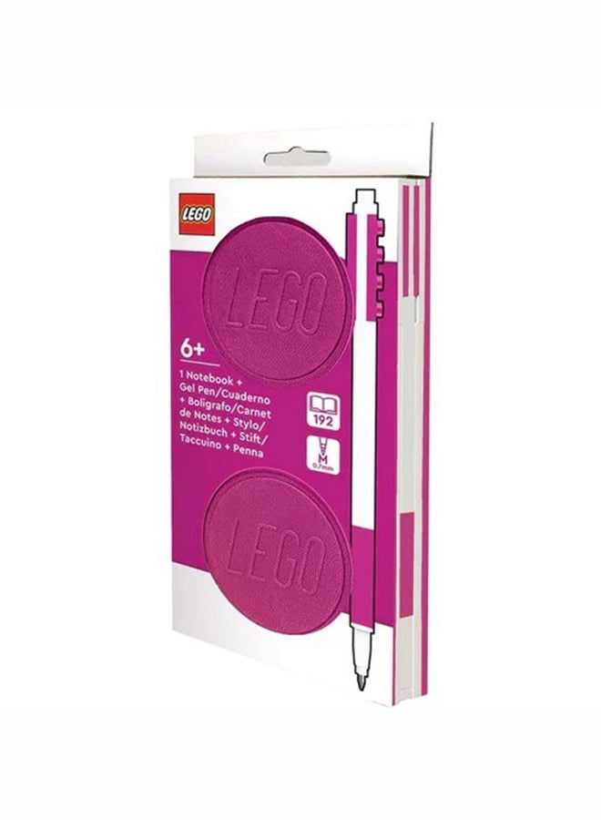 Lego IQ Locking Notebook w Gel Pen Red 1*2 (Violet)