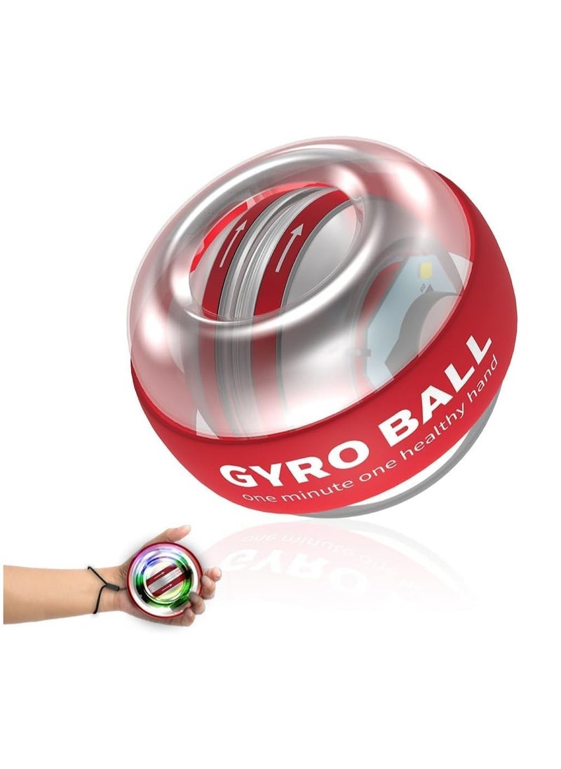QSHOP - Self Starting Gyroscope Ball for Wrist Arm and Finger Strength Training Self Starting Ball Finger Grip Strength Training Stress Relief - Image 1